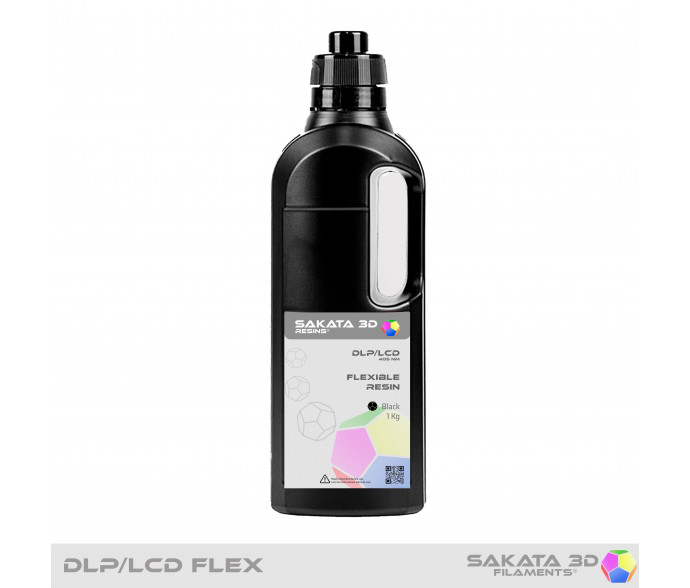 DLP/LCD Resina Flexible Negra
