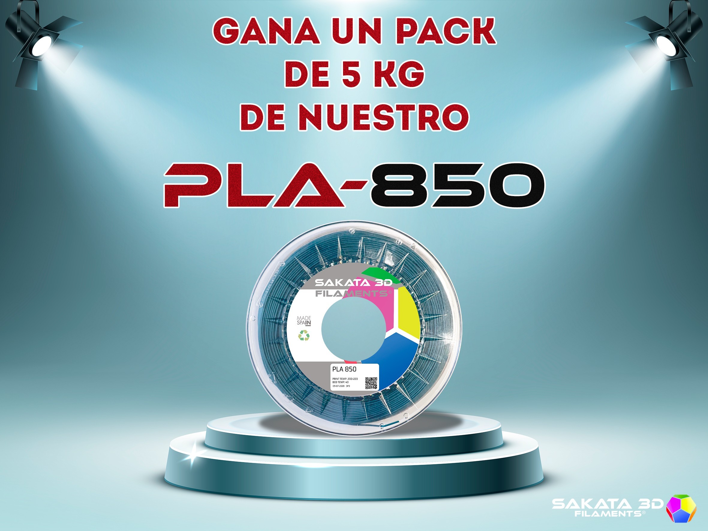 Gana un pack de 5 kg de PLA 850 para San Valentín